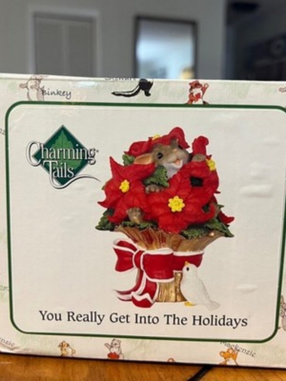 Fitz & Floyd Charming Tails "You Really Get Into The Holidays" 87/177 BRAND NEW